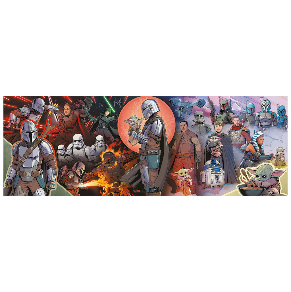 Produktbild Mandalorianer mit Grogu Puzzle - Star Wars The Mandalorian