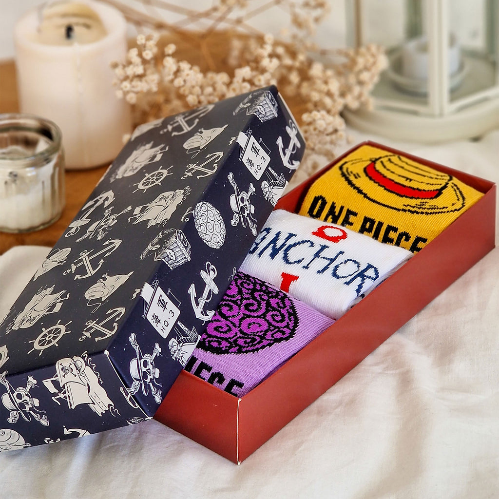 Produktbild One Piece Socken 3er Set in Geschenkbox