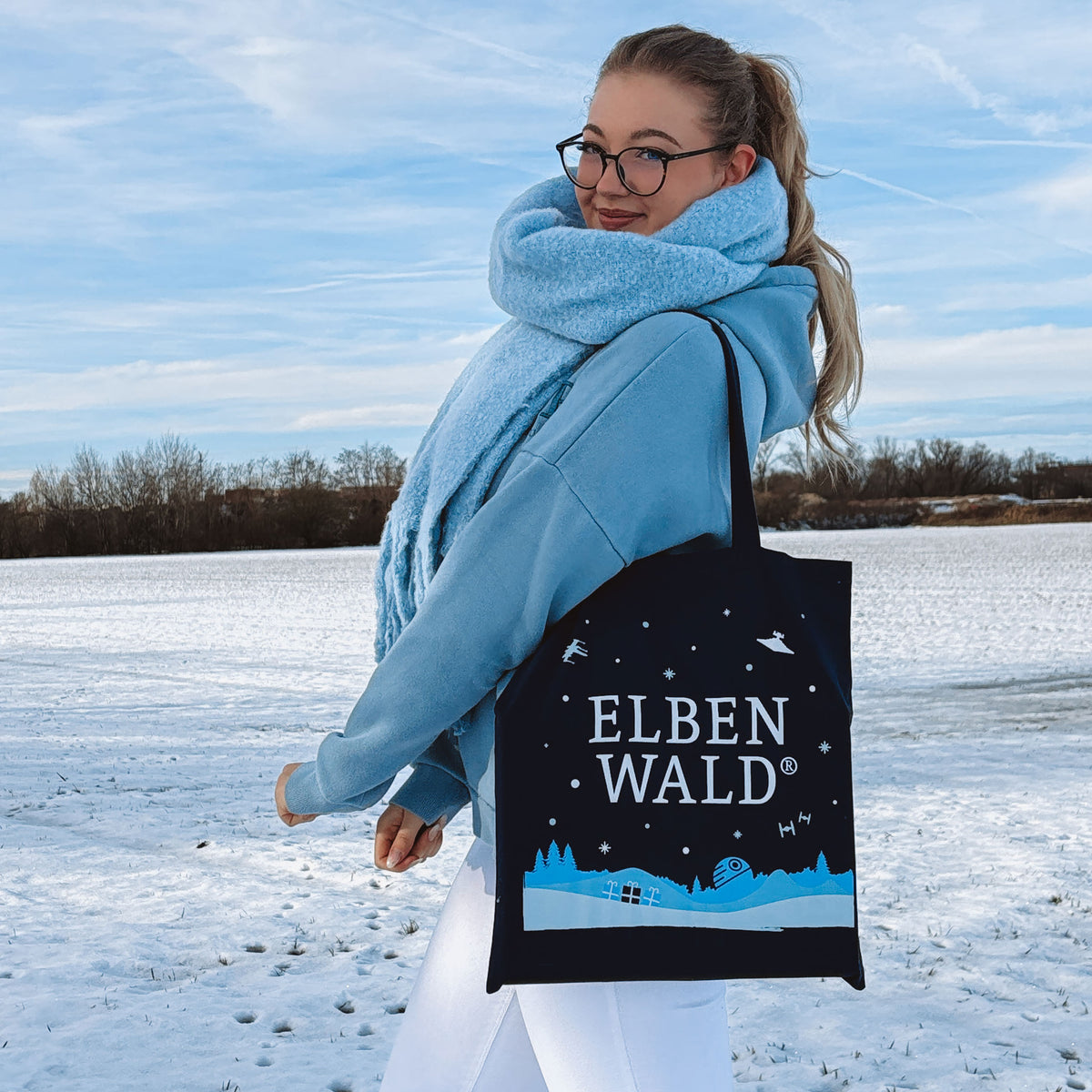 Produktbild Elbenwald Christmas Jutebeutel