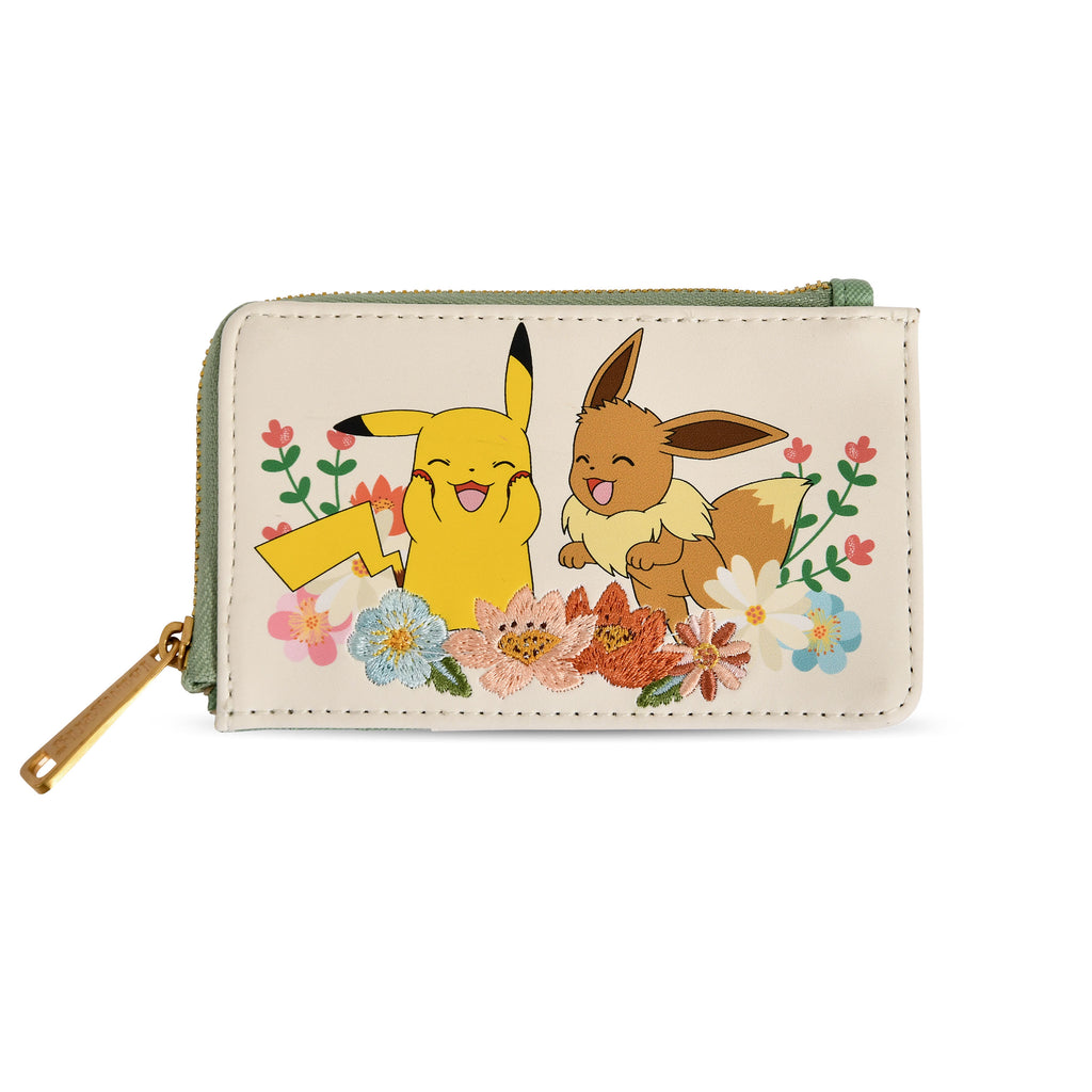 Produktbild Pokemon - Pikachu und Evoli Floral Geldbörse
