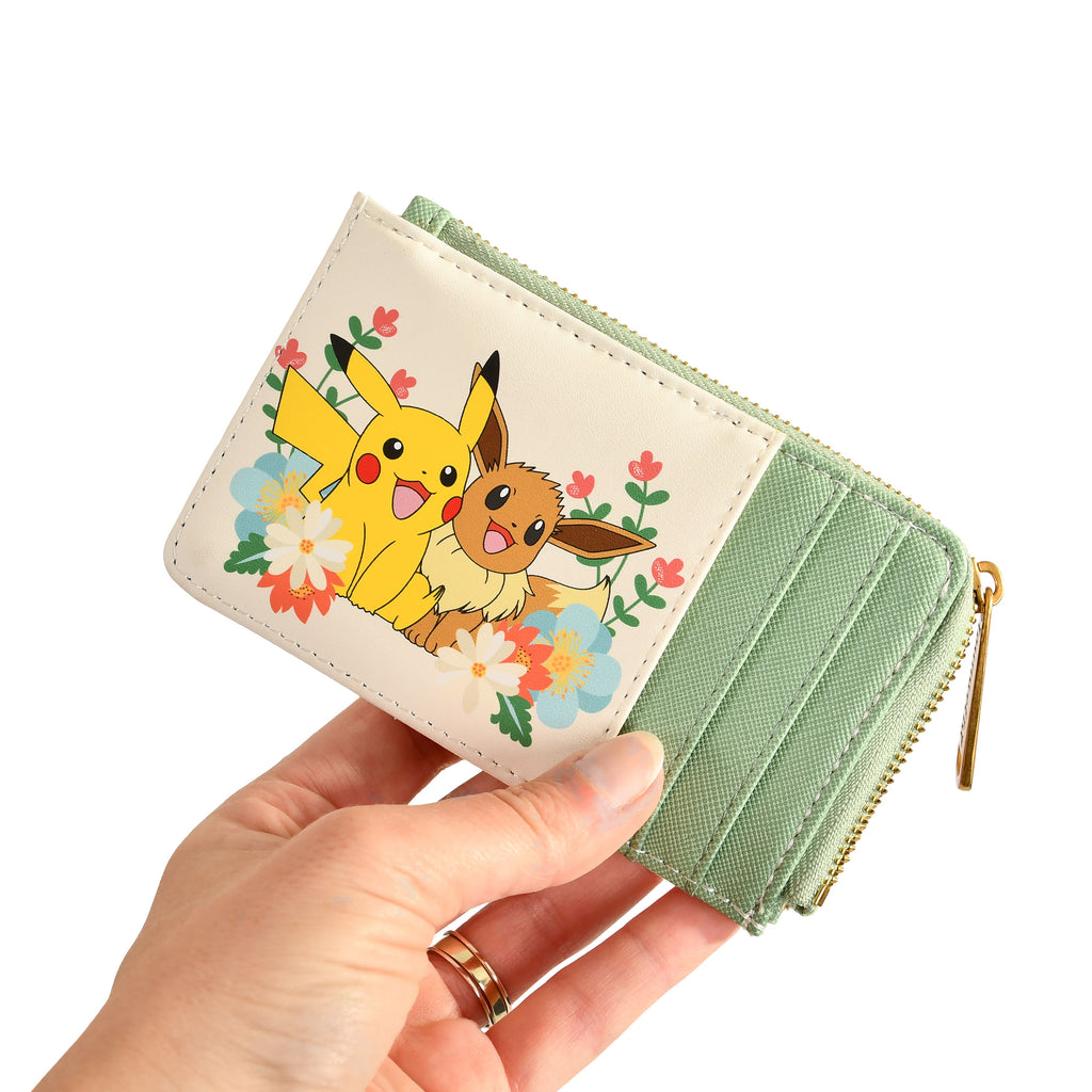 Produktbild Pokemon - Pikachu und Evoli Floral Geldbörse
