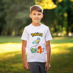 Produktbild Pokemon - Original Trio T-Shirt Kinder weiß