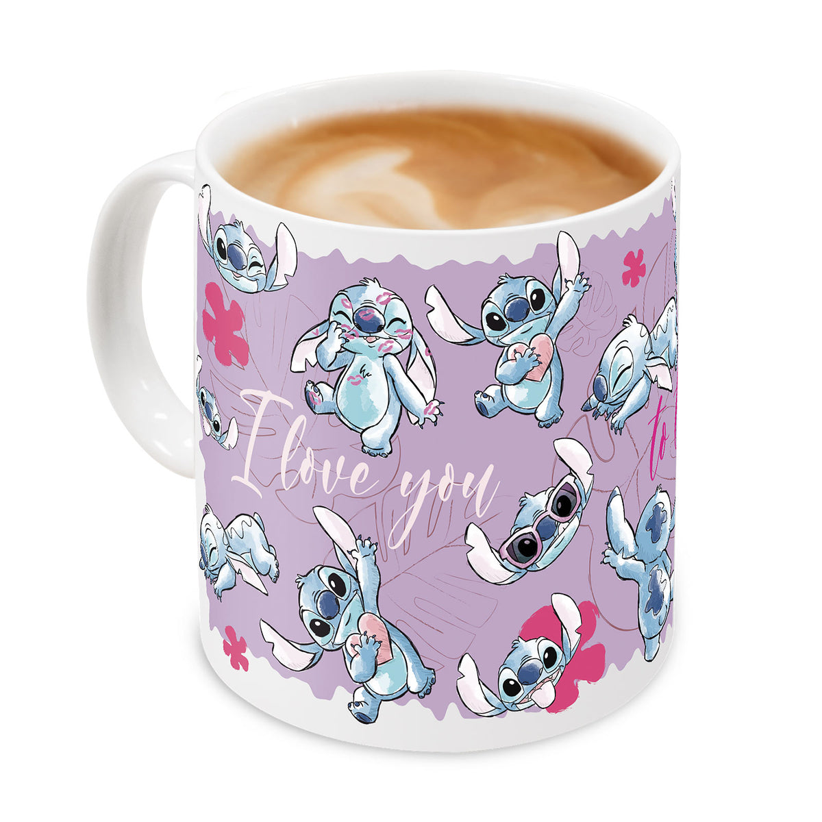 Produktbild Stitch I Love You Thermoeffekt Tasse - Lilo & Stitch