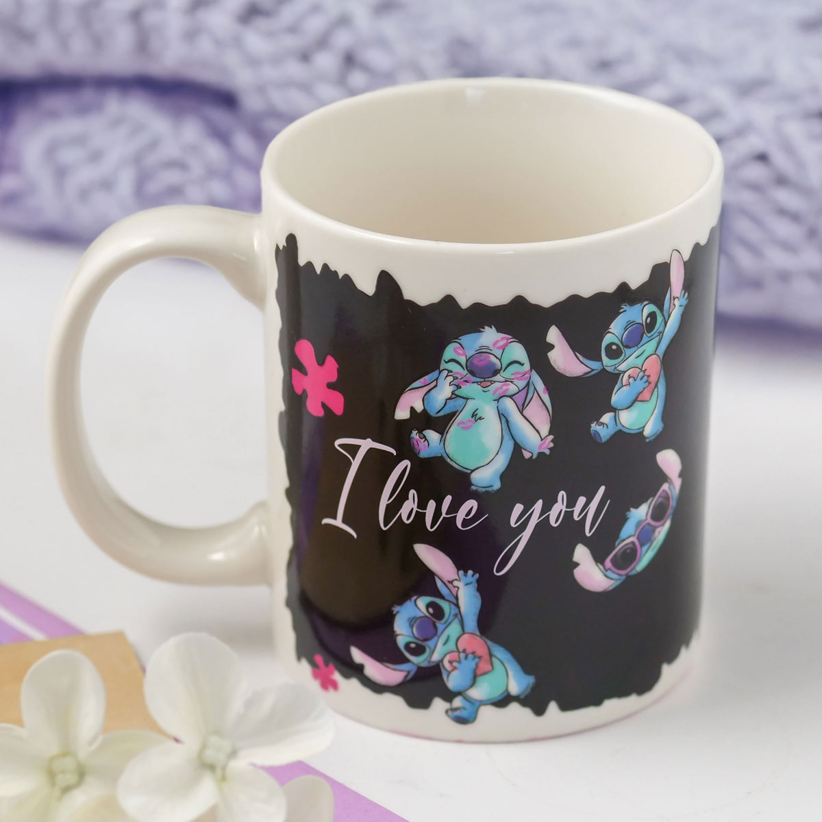 Produktbild Stitch I Love You Thermoeffekt Tasse - Lilo & Stitch