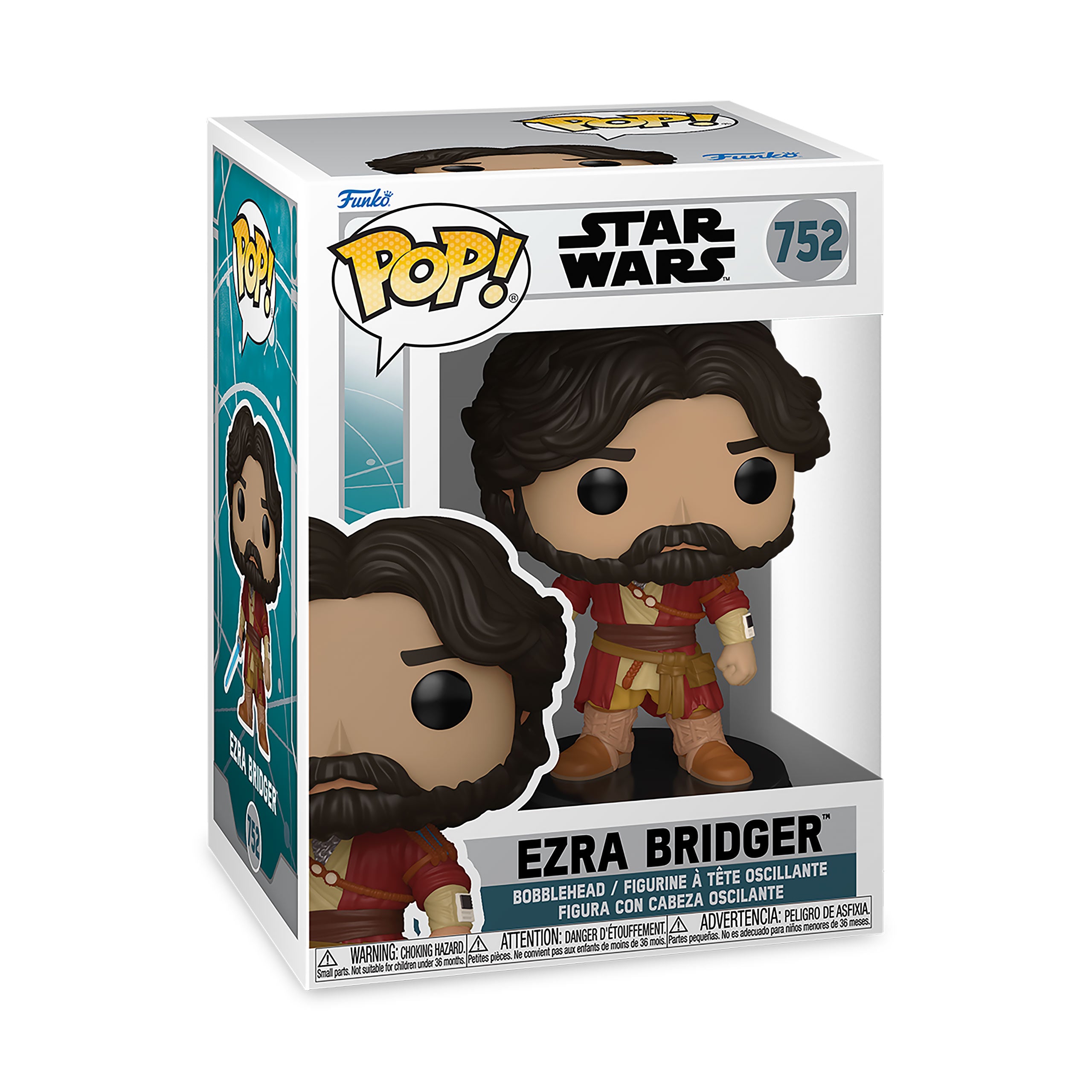 Produktbild Ezra Bridger Funko Pop Wackelkopf-Figur - Star Wars Ahsoka