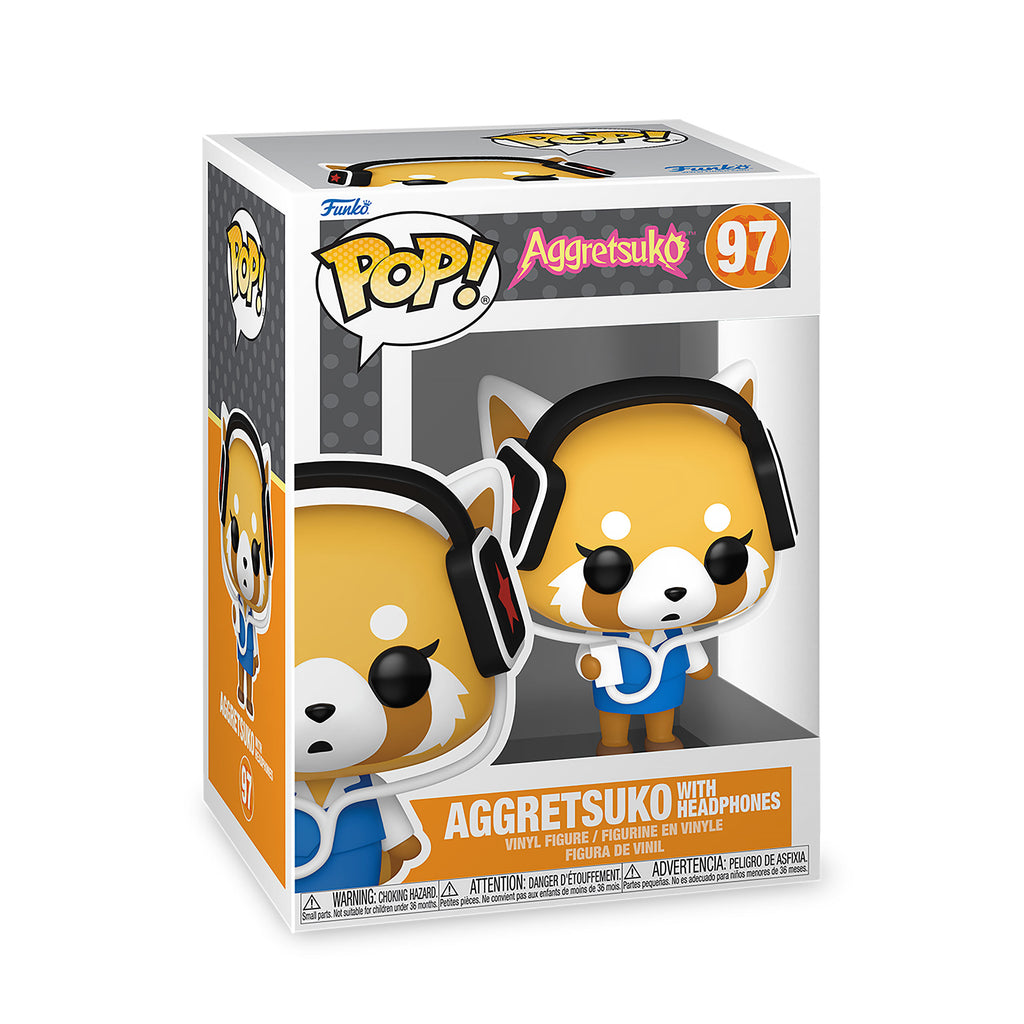 Produktbild Aggretsuko mit Kopfhörer Funko Pop Figur