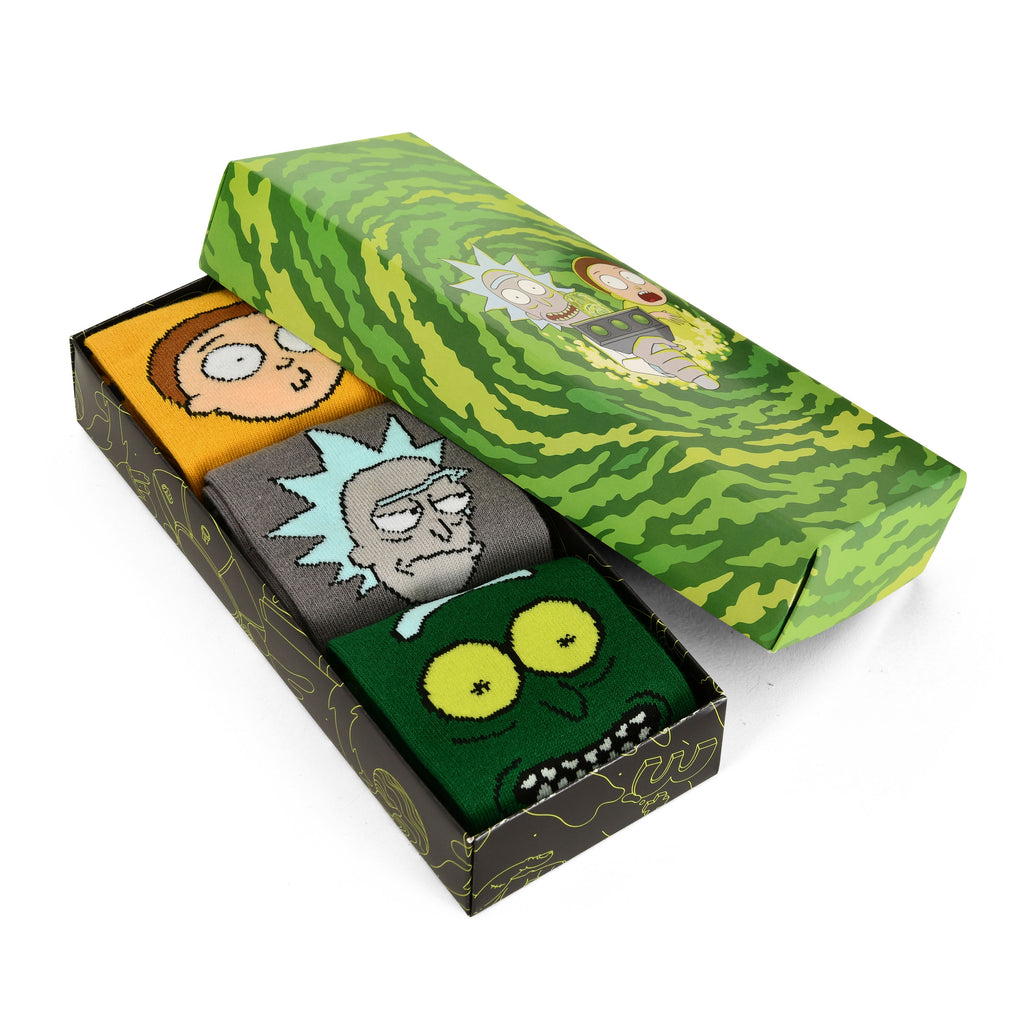 Product image Characters Socks 3-Pack in Gift Box - Rick and Morty