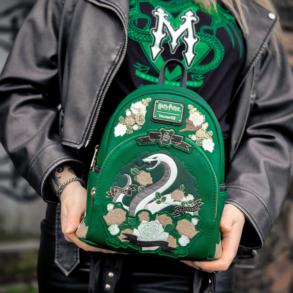Produktbild Harry Potter - Slytherin Tattoo Mini Rucksack