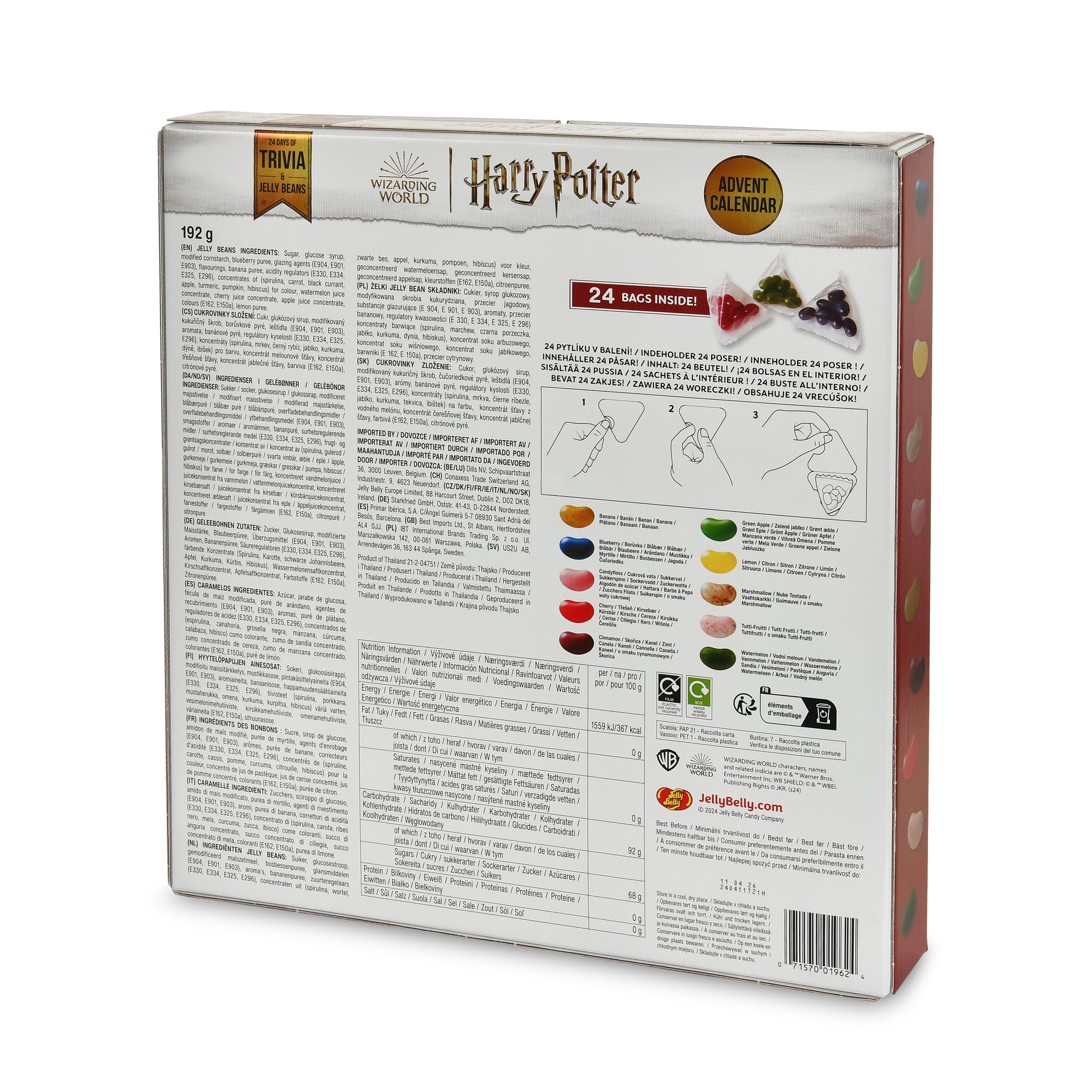 Produktbild Harry Potter - Die Karte des Rumtreibers Jelly Beans Adventskalender