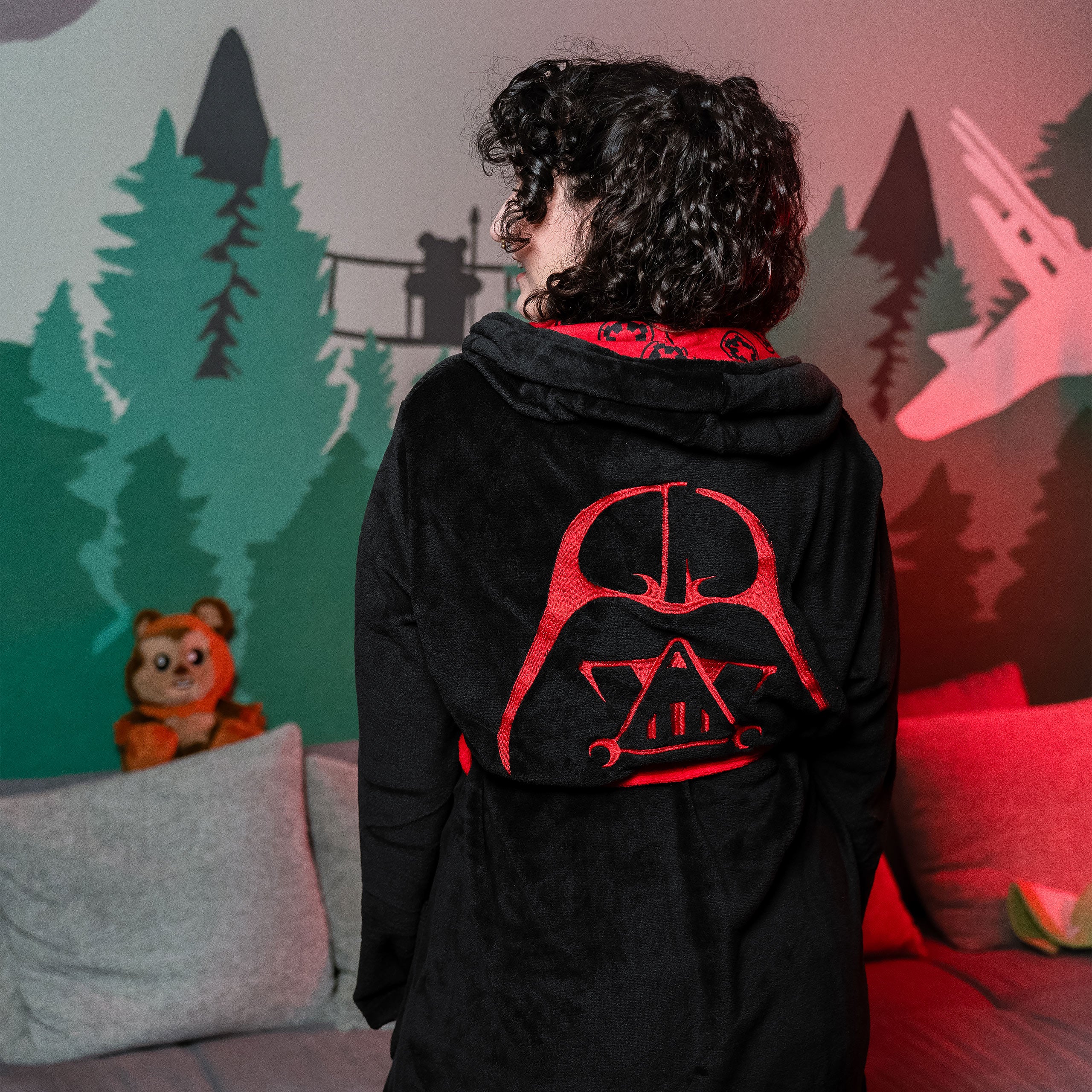Produktbild Star Wars - Darth Vader Bademantel schwarz-rot