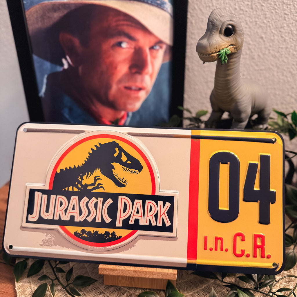 Produktbild Jurassic Park - Logo 04 Nummernschild Replik