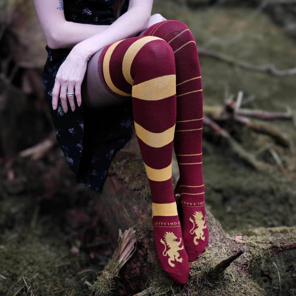 Produktbild Harry Potter - Gryffindor Overknee Strümpfe 2er Set