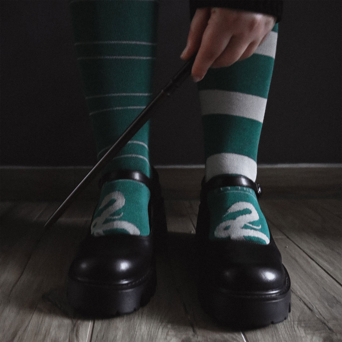 Product image Harry Potter - Slytherin Overknee Socks 2-Pack