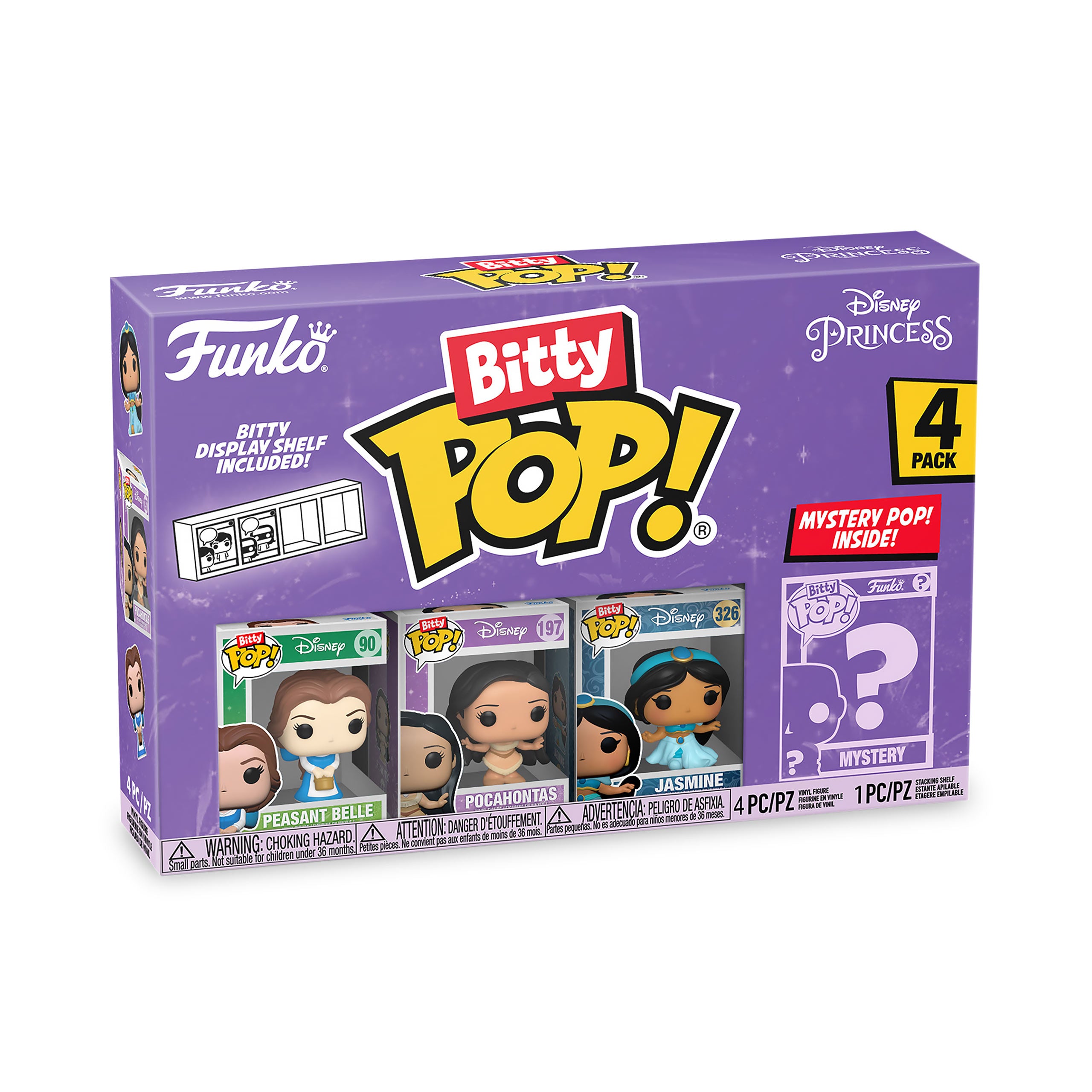 Produktbild Disney Princess - Funko Bitty Pop 4er Figuren Set Serie 1