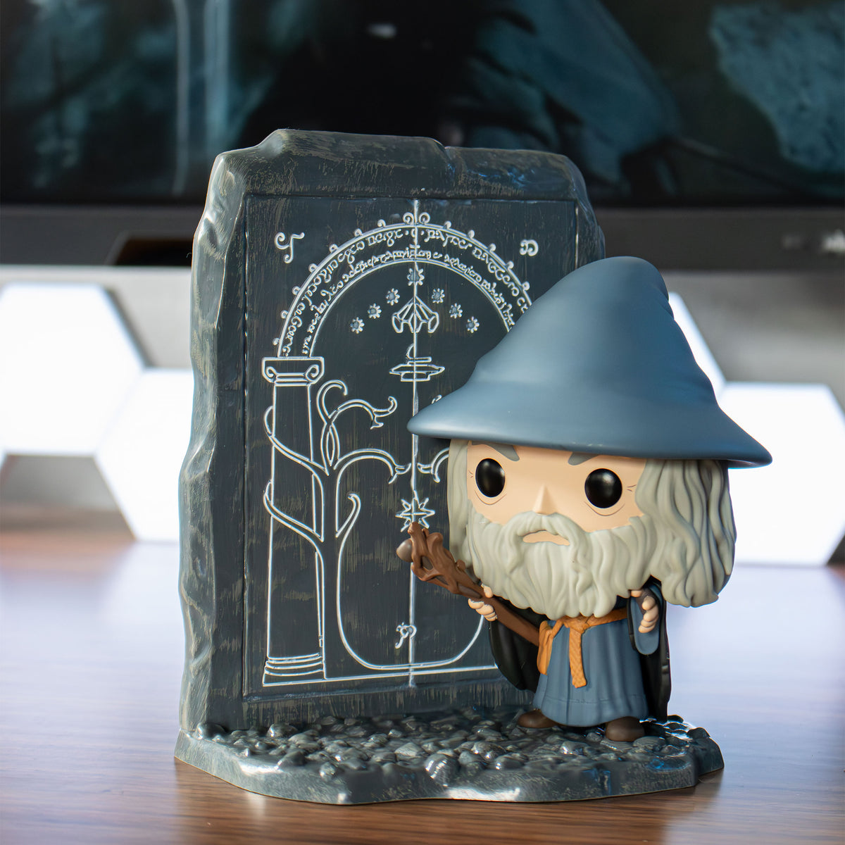 Produktbild Der Herr der Ringe - Gandalf vor den Türen von Moria Funko Pop Diorama