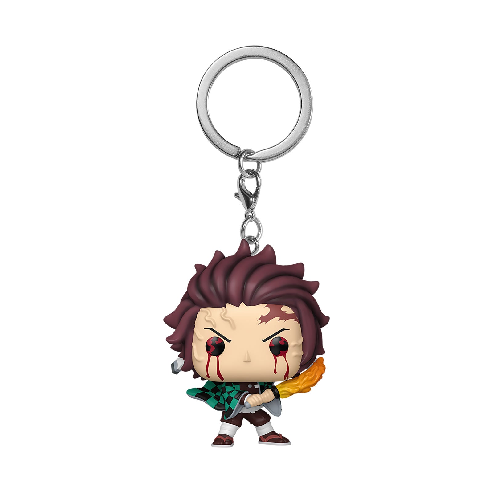 Produktbild Demon Slayer - Tanjiro (Sun Breathing) Funko Pop Schlüsselanhänger