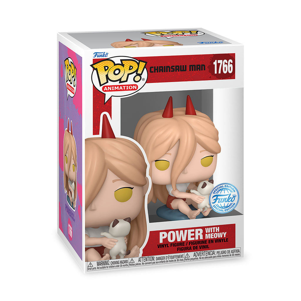 Chainsaw Man - Power mit Meowy Funko Pop Figur