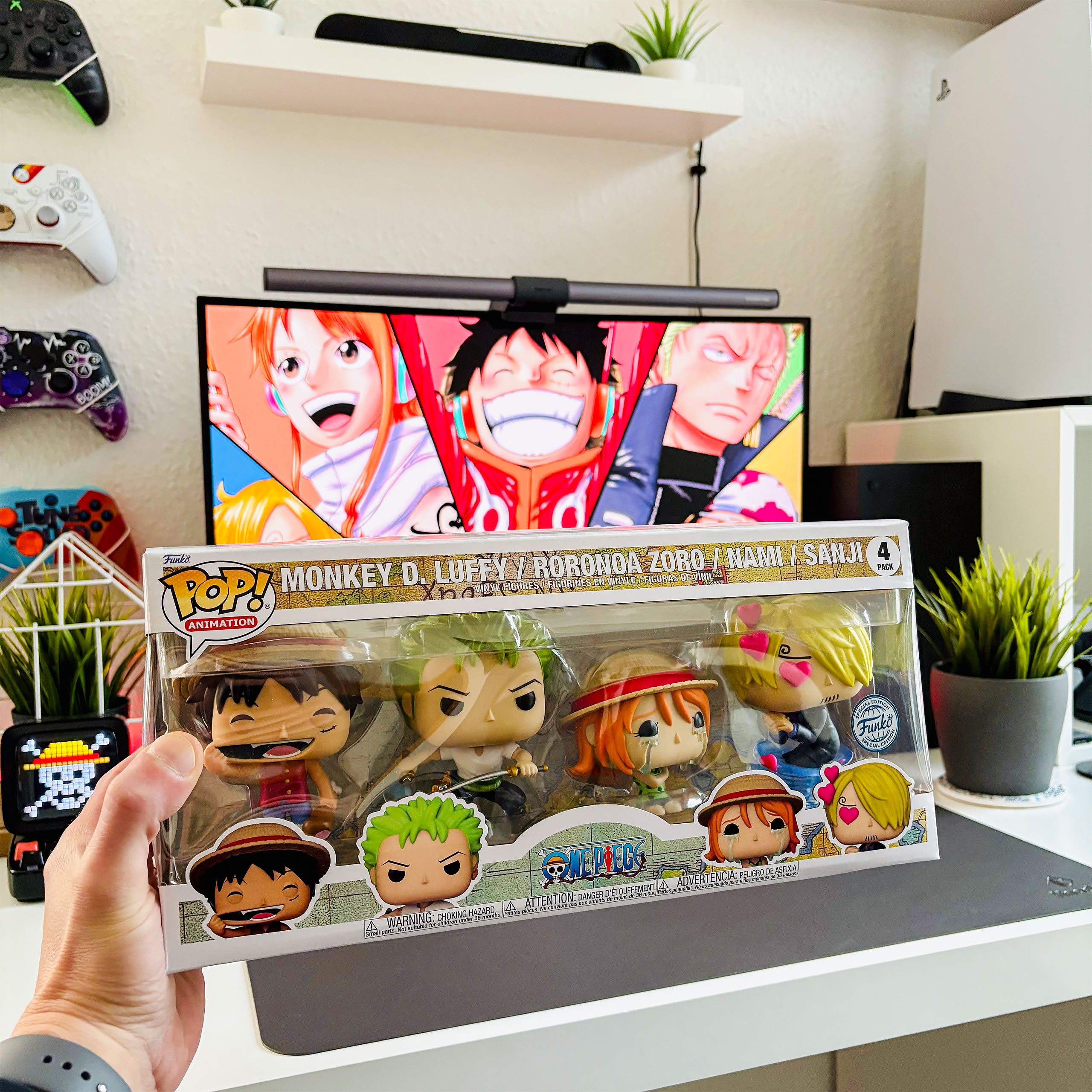 Produktbild One Piece - Refresh Funko Pocket Pop 4er Figuren Set