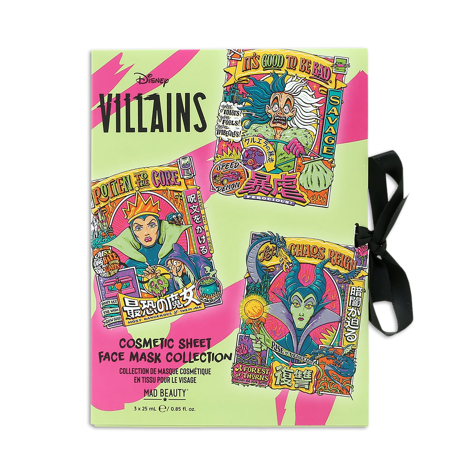 Produktbild Villains - Sheet Masken 3er Set