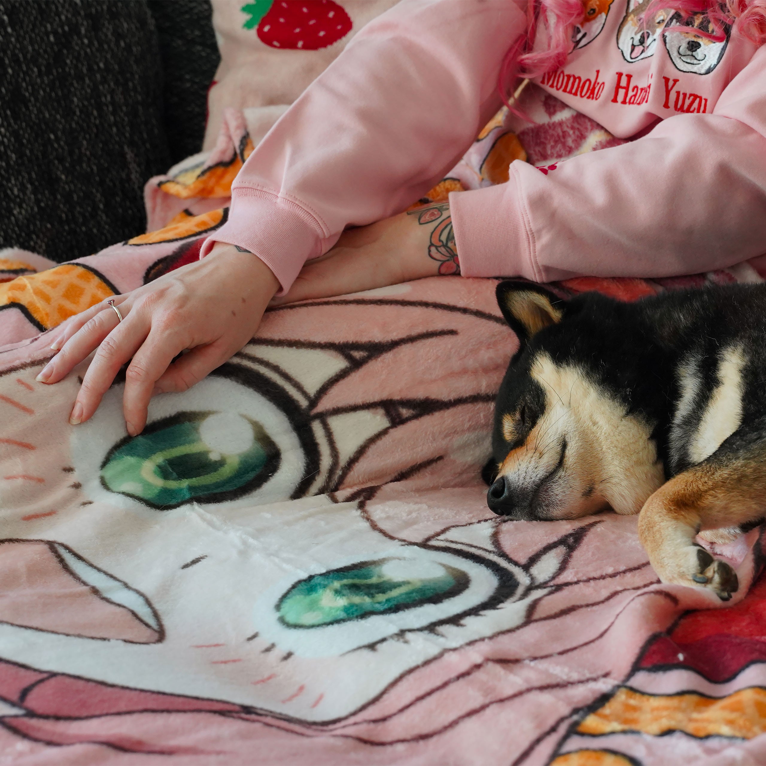 Produktbild Spy x Family - Anya und Bond Flauschdecke