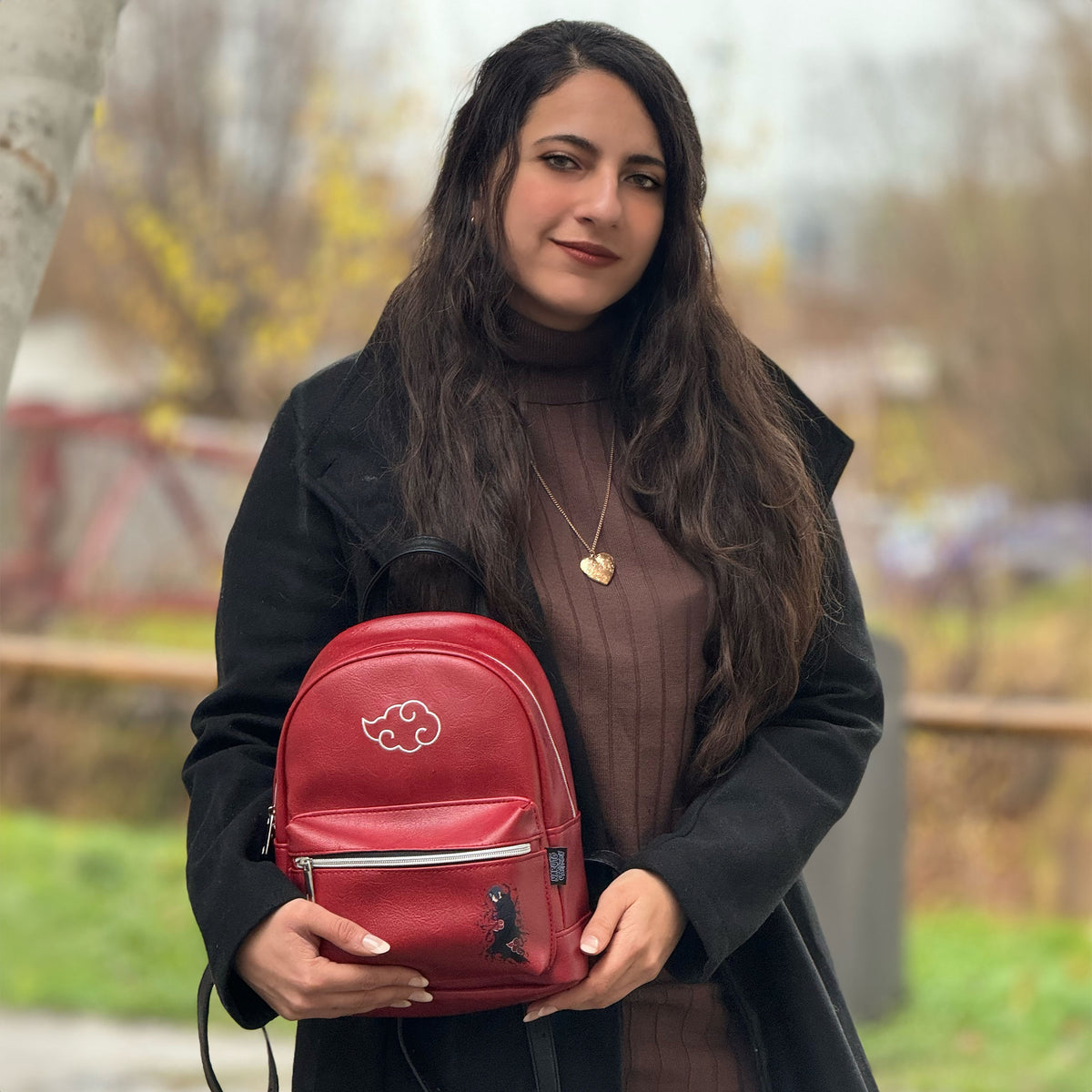 Produktbild Naruto - Akatsuki Mini Rucksack rot