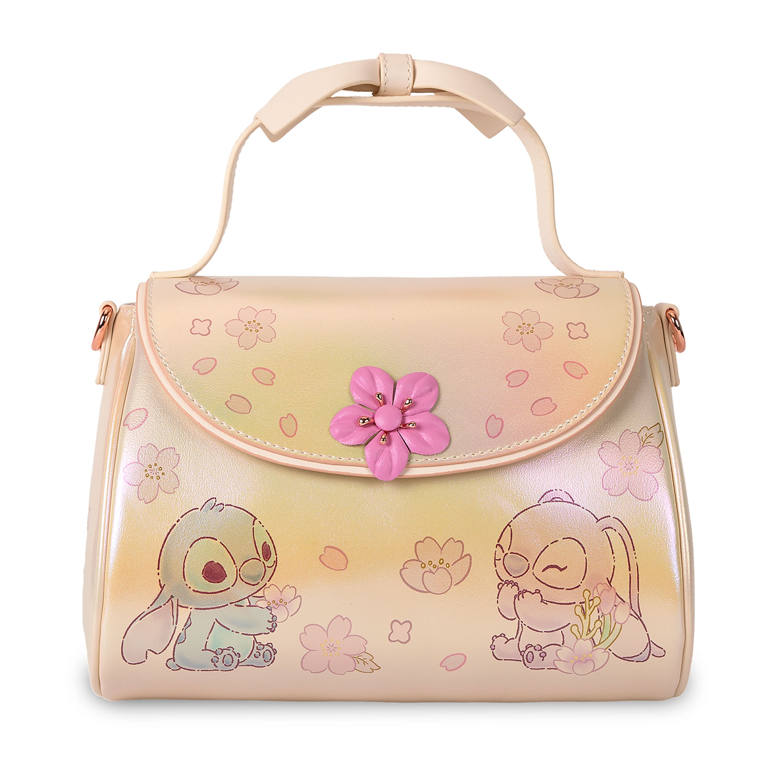 Produktbild Lilo & Stitch - Angel und Stitch Blüten Handtasche