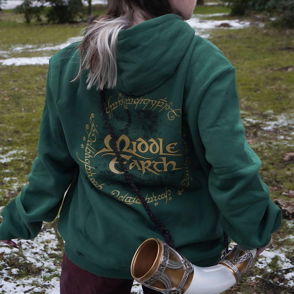 Produktbild Der Herr der Ringe - Mittelerde Kapuzenjacke grün