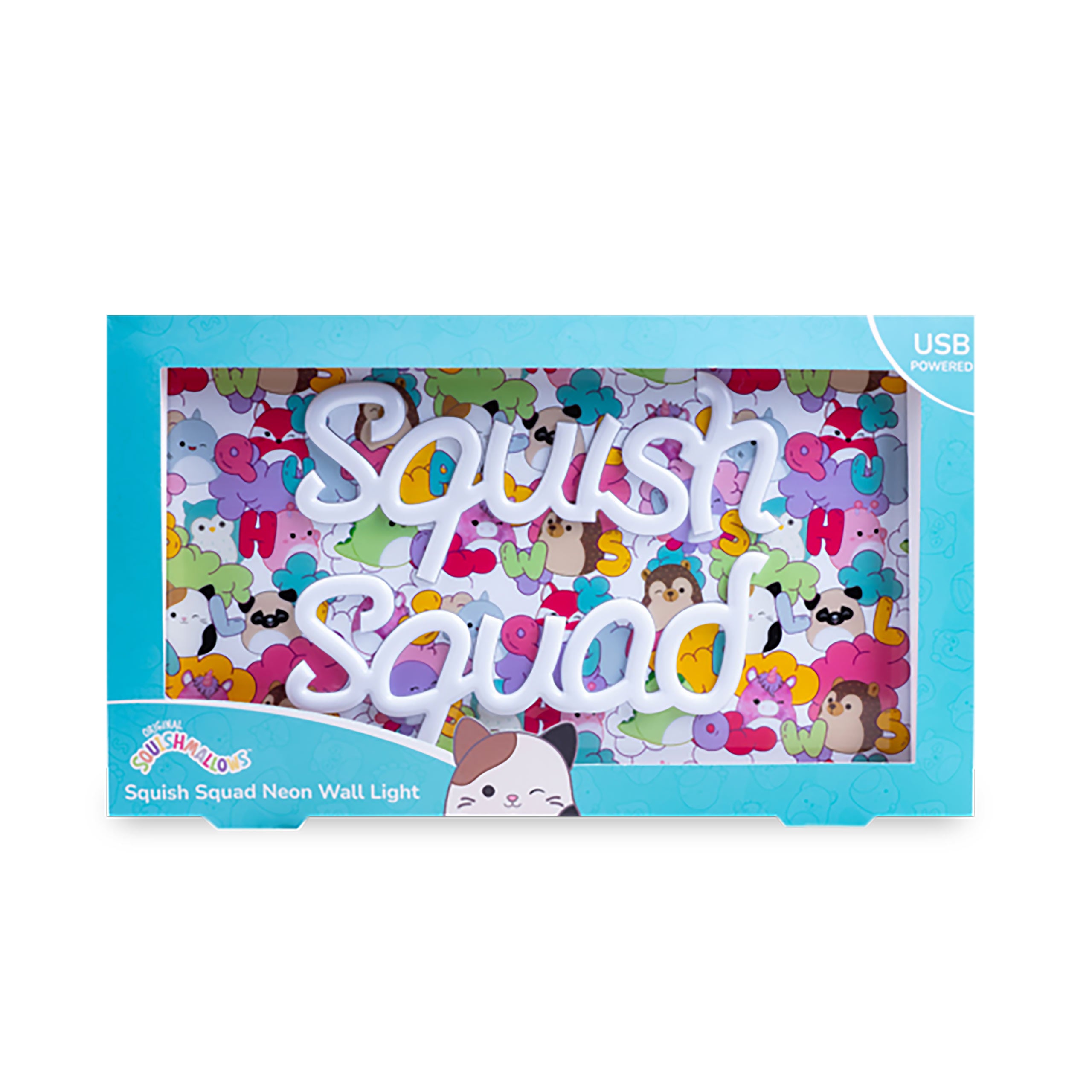 Produktbild Squishmallows - Squish Squad Neon Wandlampe
