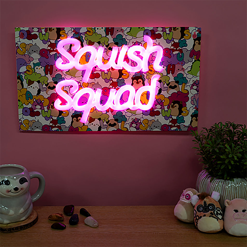 Produktbild Squishmallows - Squish Squad Neon Wandlampe