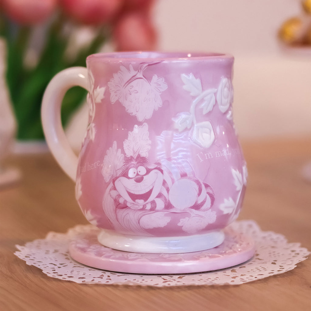 Produktbild Alice im Wunderland - Grinsekatze Relief Tasse