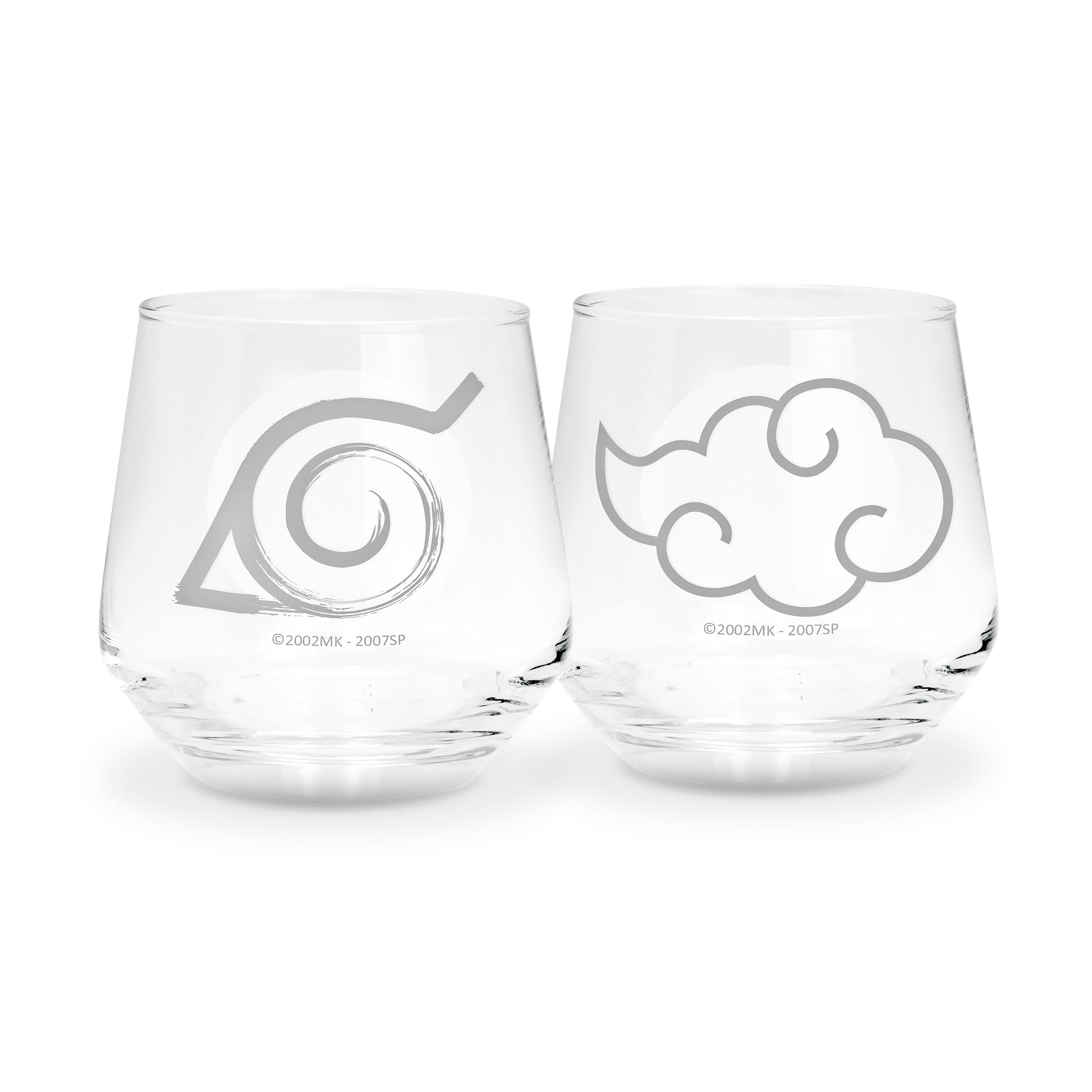 Produktbild Naruto Shippuden - Konoha & Akatsuki Gläser 2er Set