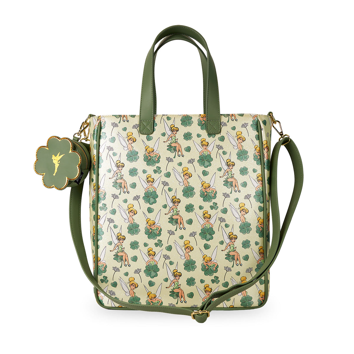 Produktbild Tinkerbell - Kleeblatt Handtasche mit Geldbörse