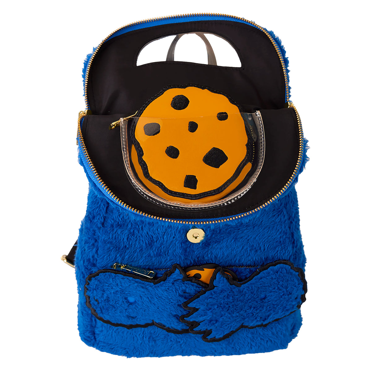 Produktbild Sesamstraße - Cookie Monster Plüsch Rucksack