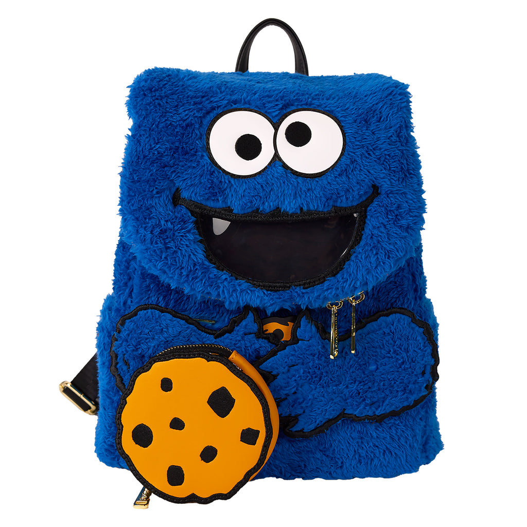 Produktbild Sesamstraße - Cookie Monster Plüsch Rucksack