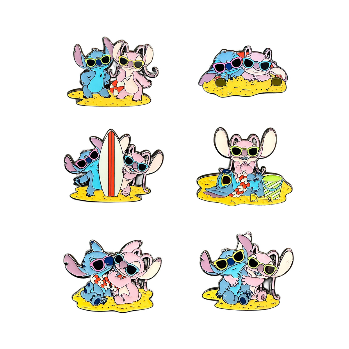 Produktbild Lilo & Stitch - Angel und Stitch on the Beach Mystery Pin