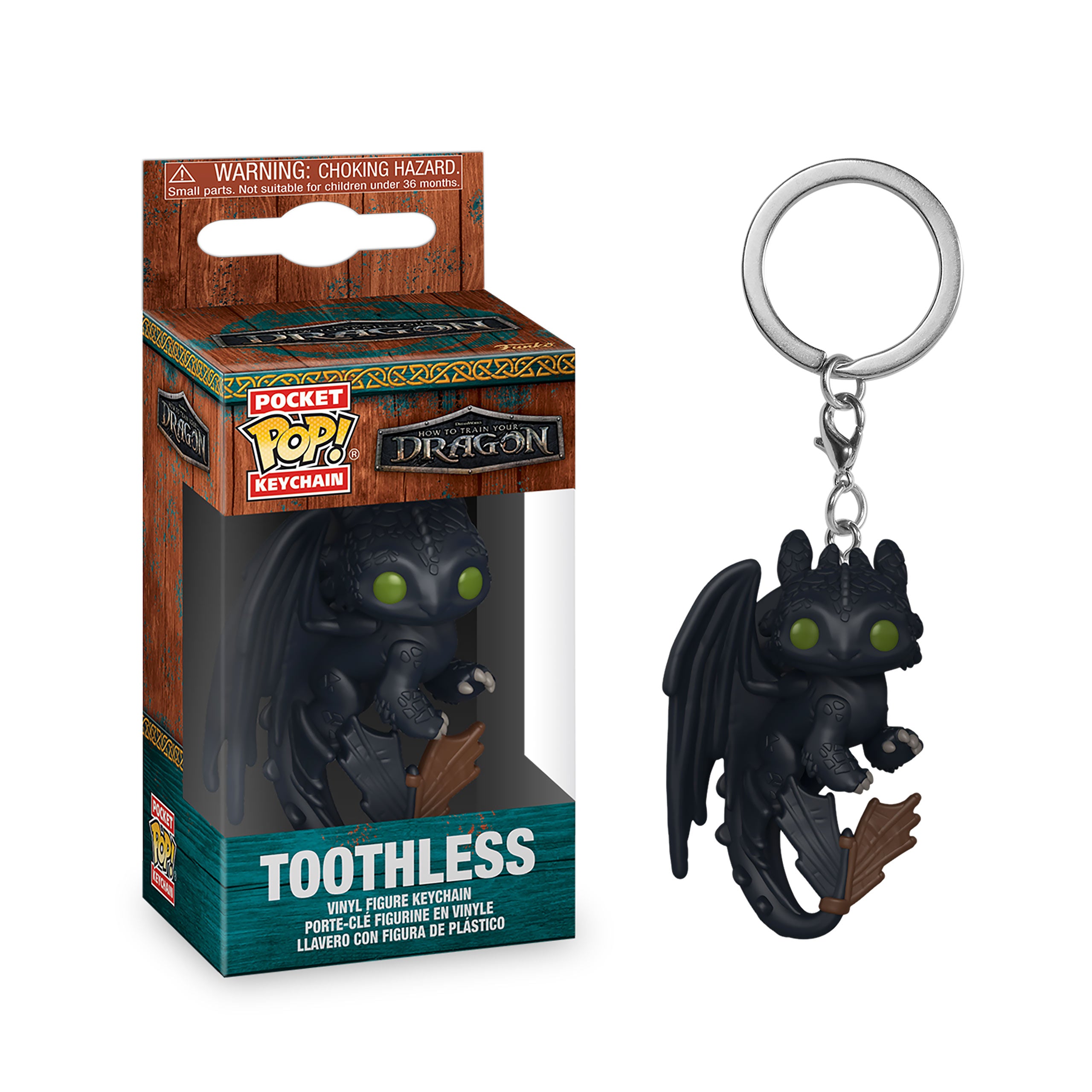 Produktbild Drachenzähmen leicht gemacht - Ohnezahn Funko Pop Schlüsselanhänger
