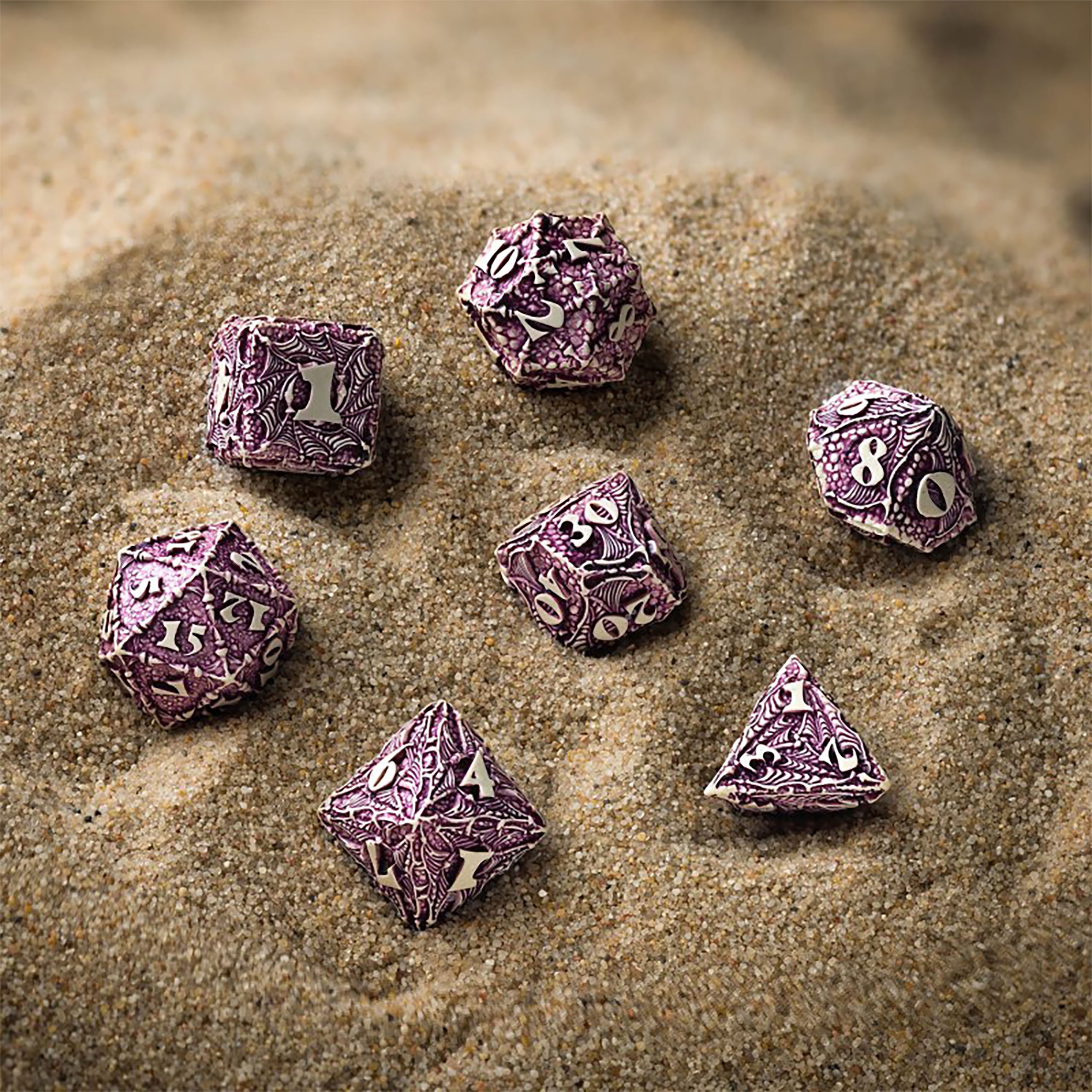 Produktbild Dracopolis - The Yucatan Featherwing Würfel Set 7tlg