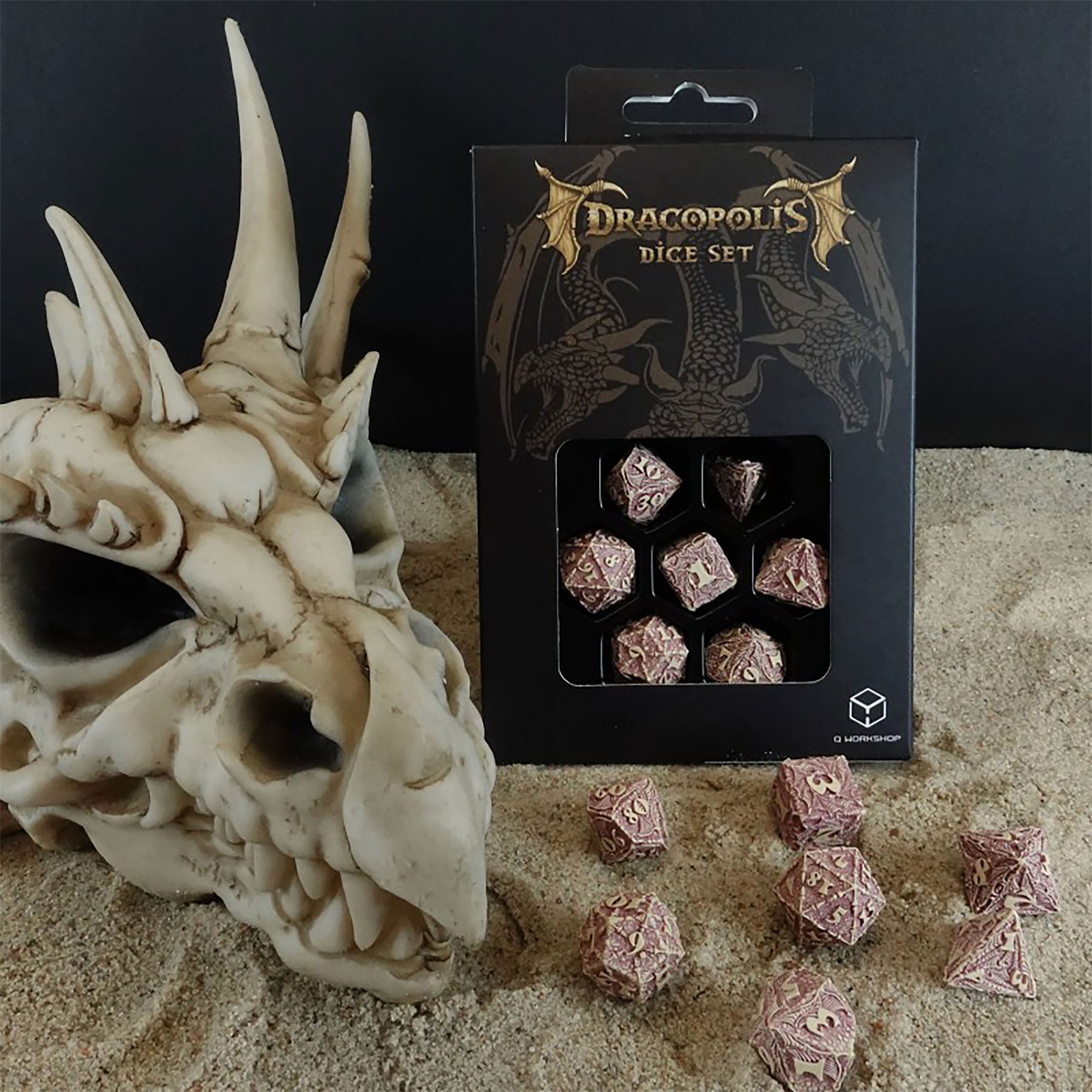 Produktbild Dracopolis - The Yucatan Featherwing Würfel Set 7tlg