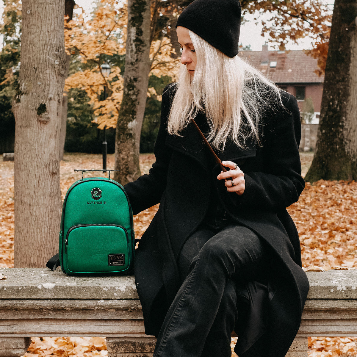 Produktbild Harry Potter - Slytherin Glitter Mini Rucksack