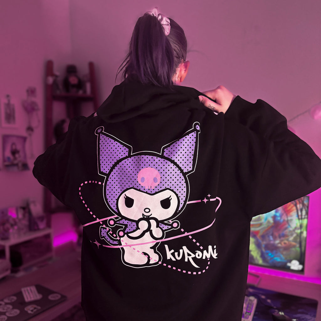 Sanrio - Kuromi Hoodie schwarz