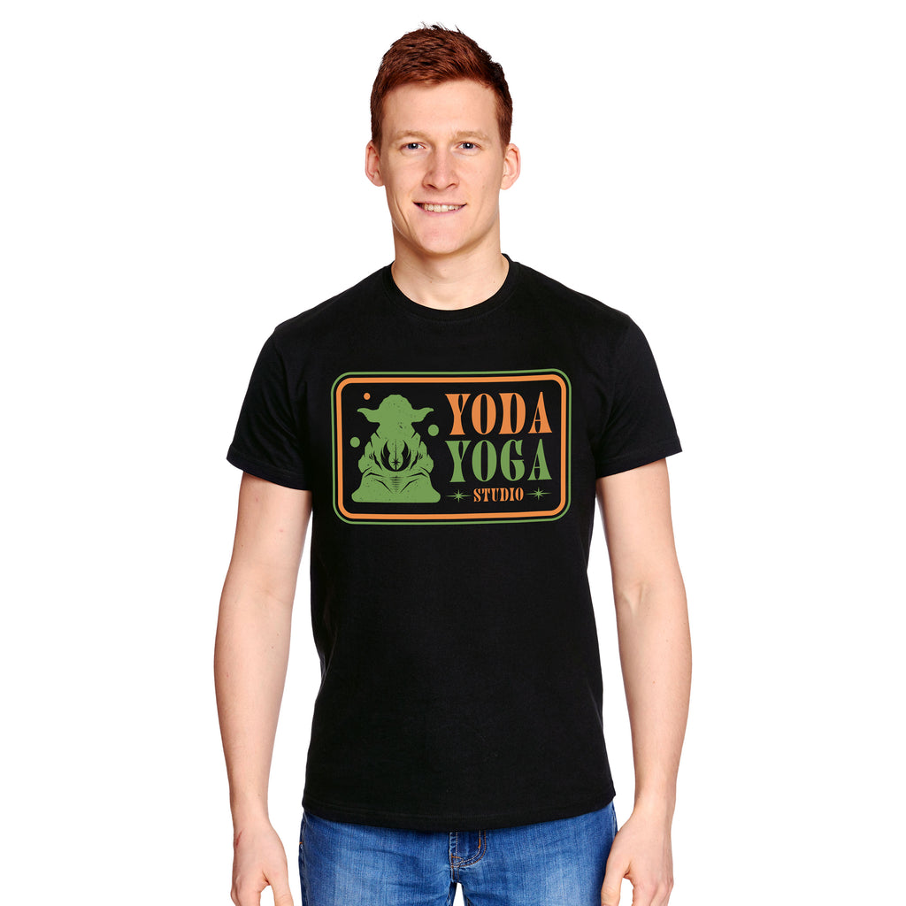 Produktbild Star Wars - Yoda Yoga Studio T-Shirt schwarz