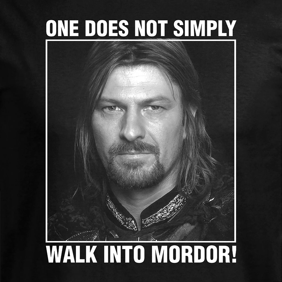 Produktbild Boromir One Does Not Simply Walk Into Mordor T-Shirt - Der Herr der Ringe