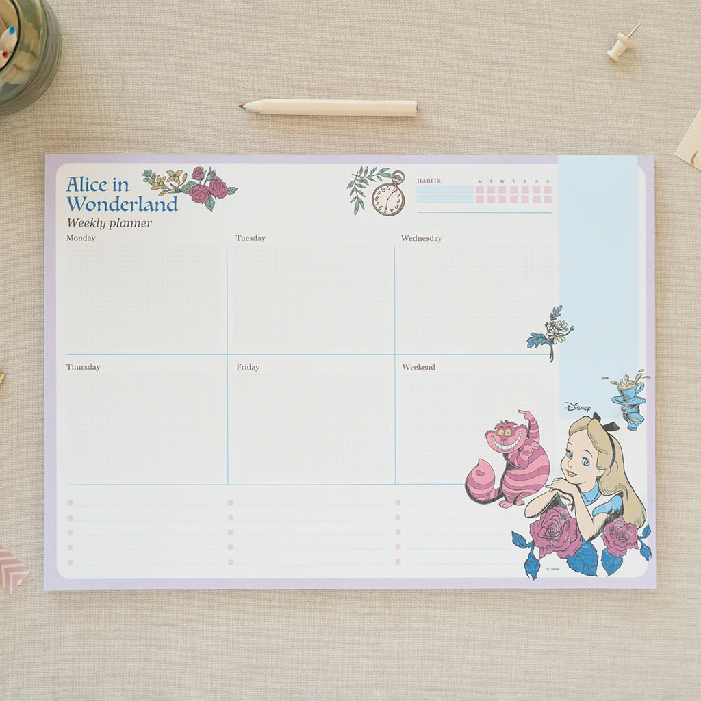 Produktbild Alice im Wunderland - Flower Wochenplaner