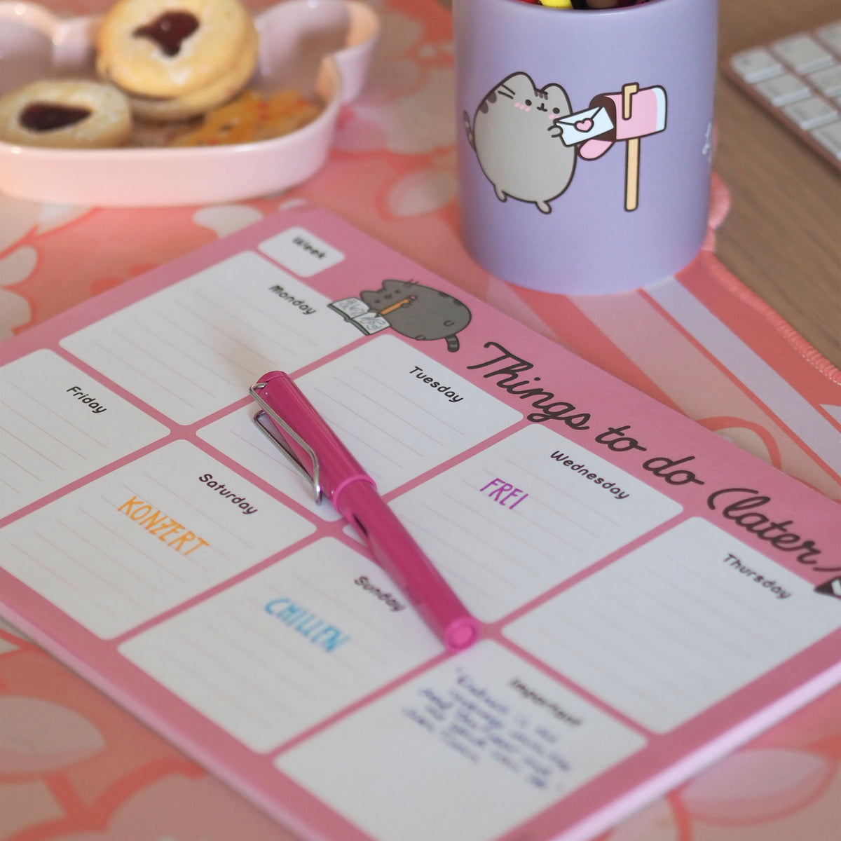 Produktbild Pusheen - Things To Do Later Wochenplaner