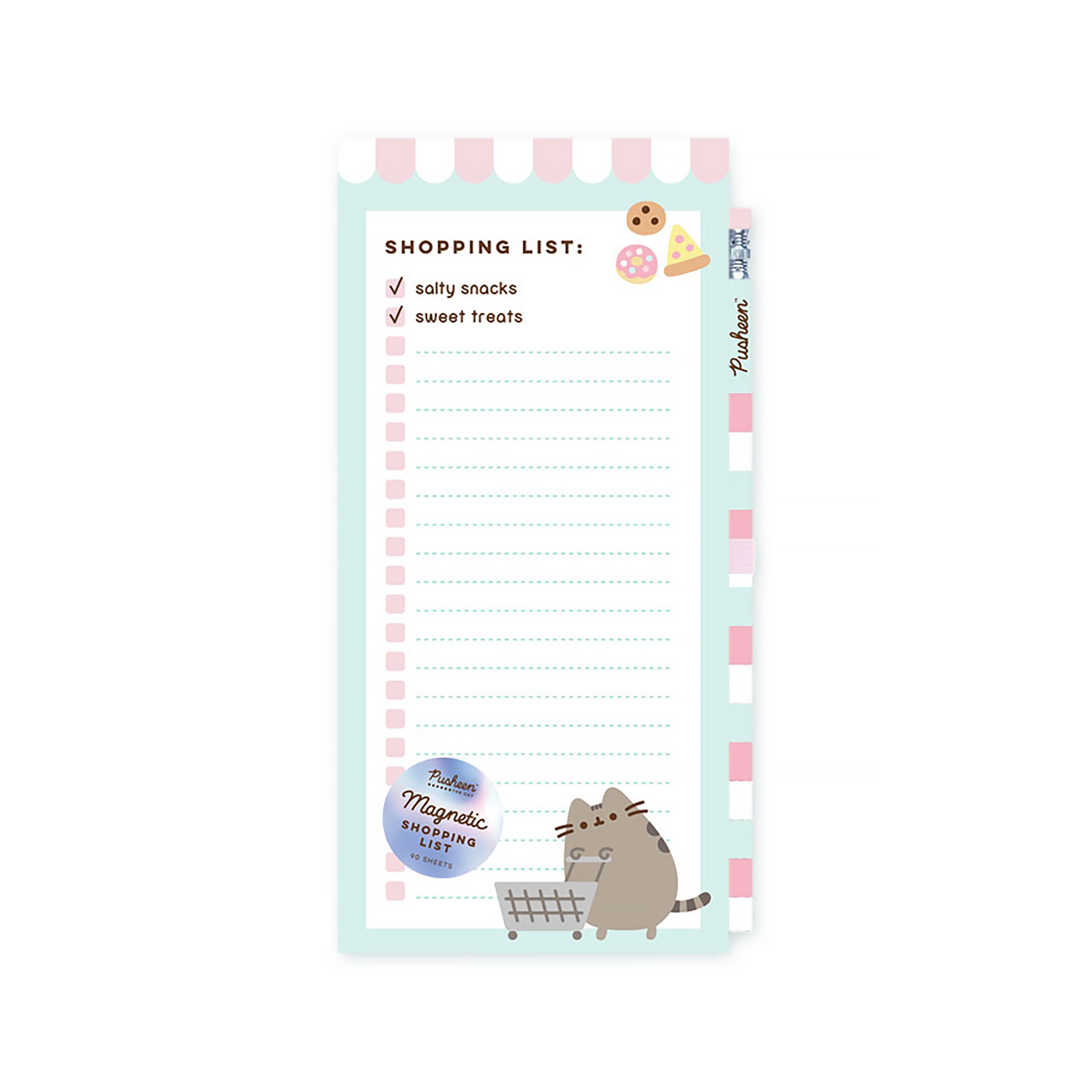 Produktbild Pusheen - Magnet Notizblock mit Bleistift