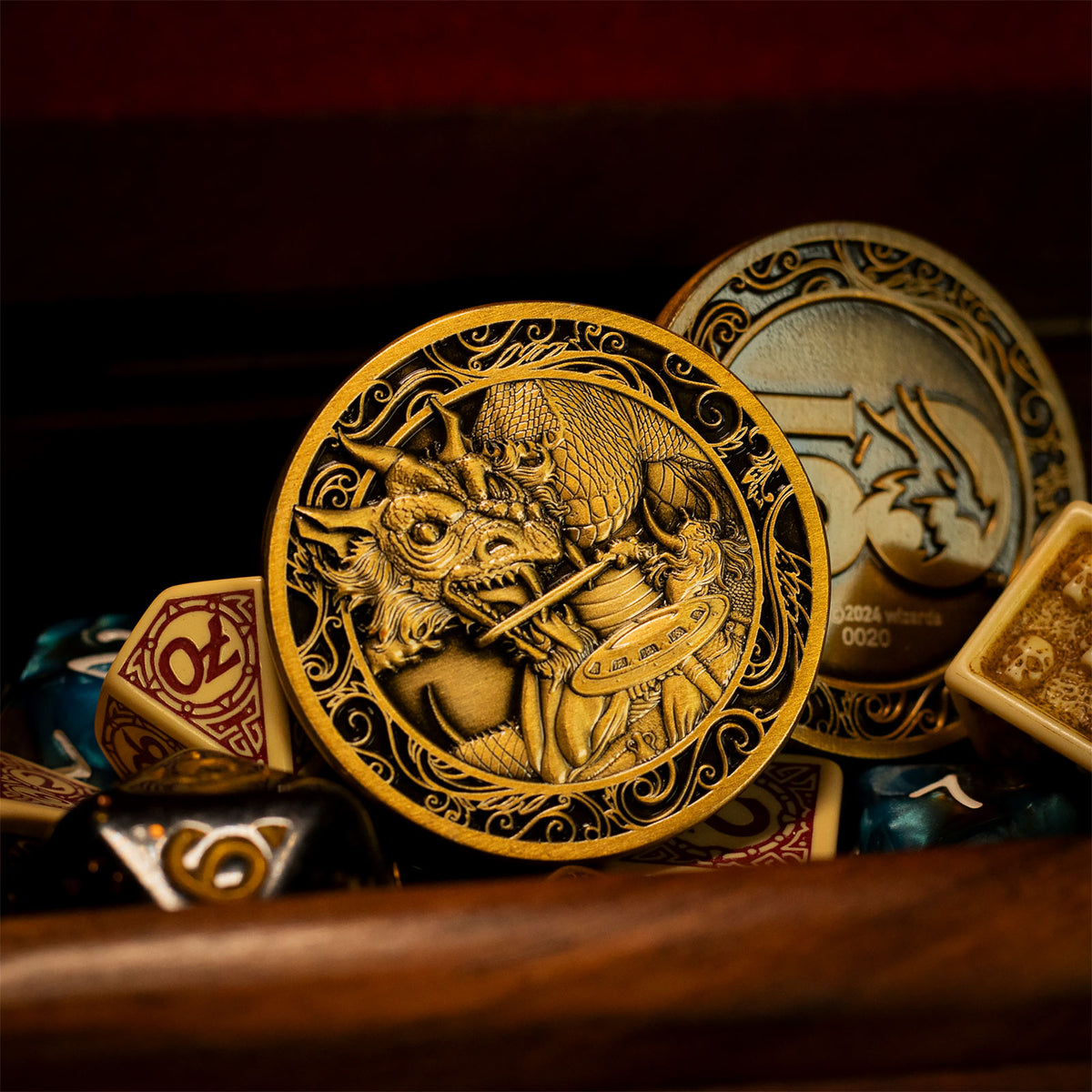Produktbild Dungeons & Dragons - 50th Anniversary Sammlermünze limitiert