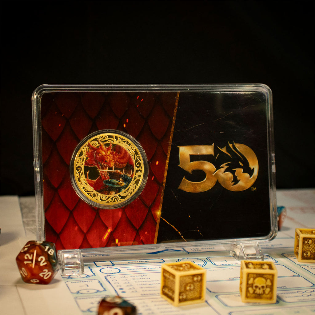Produktbild Dungeons & Dragons - 50th Anniversary Sammlermünze limitiert