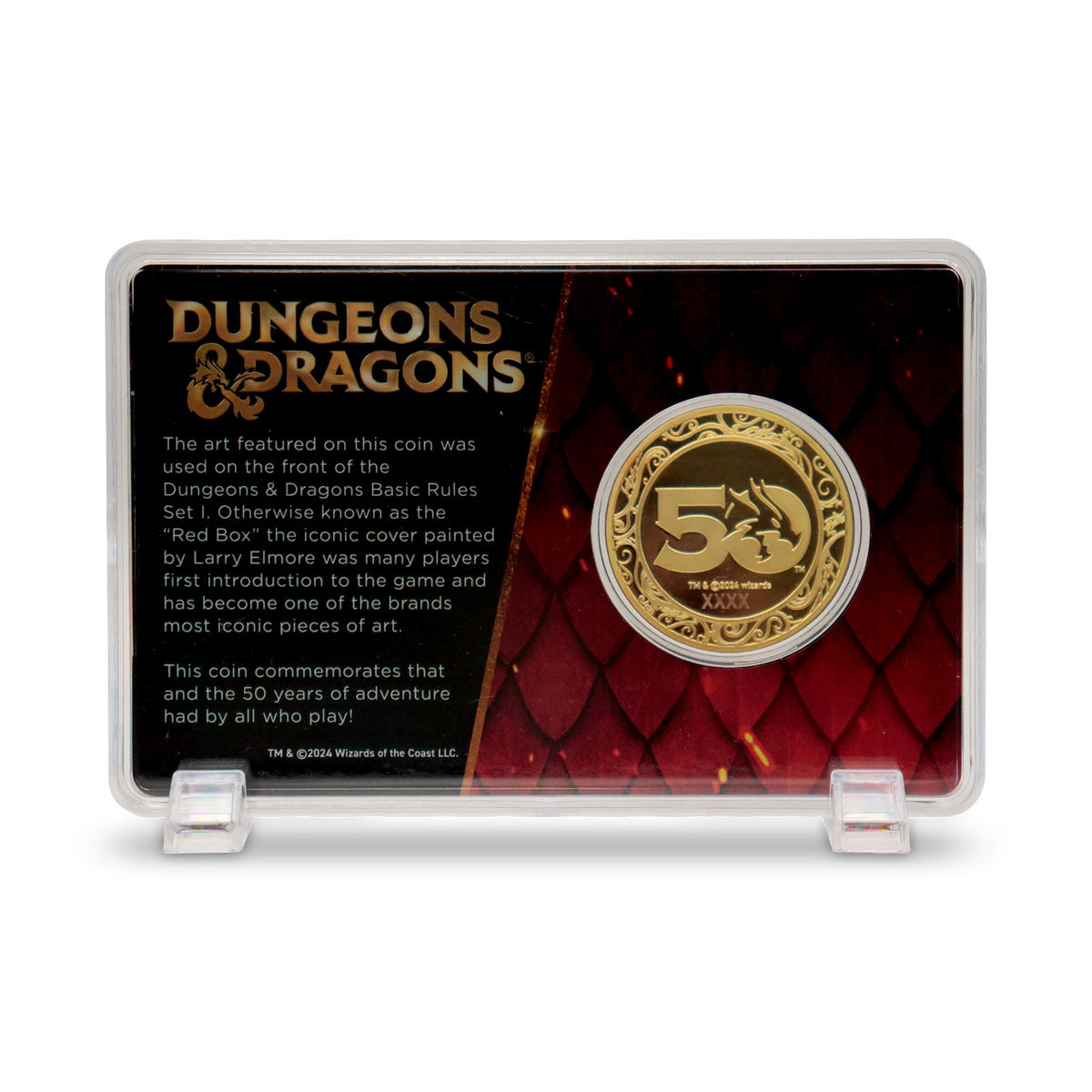 Produktbild Dungeons & Dragons - 50th Anniversary Sammlermünze limitiert