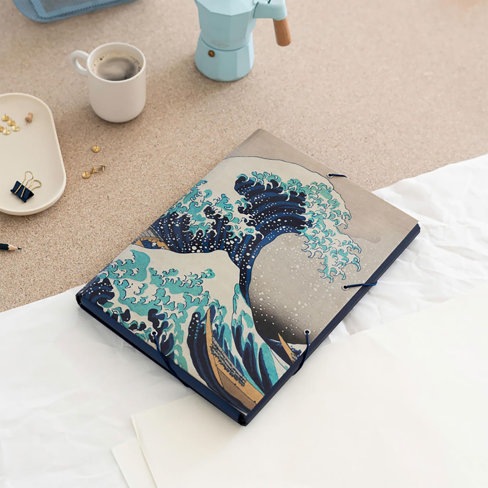 Produktbild Die große Welle vor Kanagawa - Katsushika Hokusai Dokumentenmappe