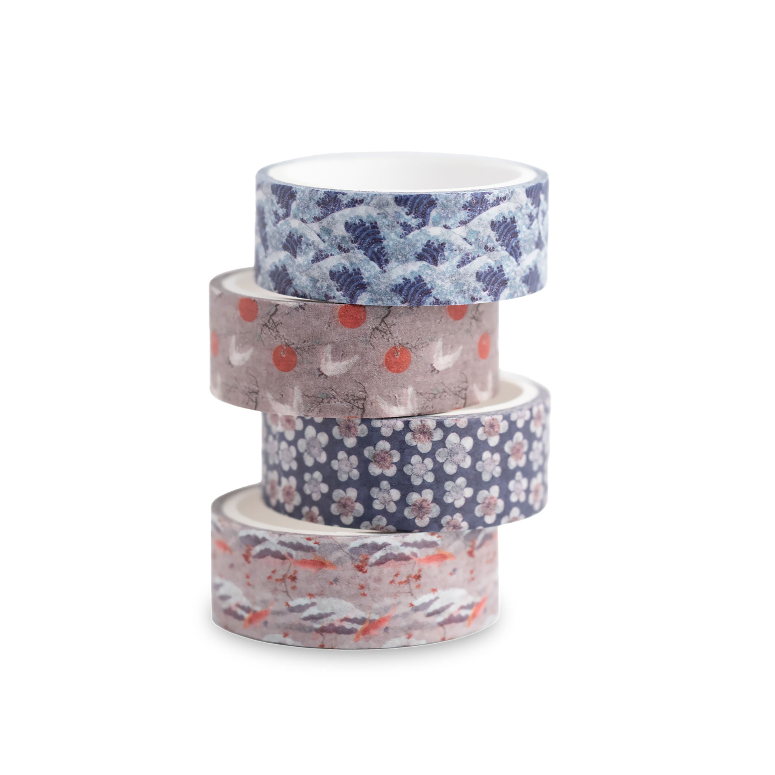 Produktbild Die große Welle vor Kanagawa - Katsushika Hokusai Washi Tapes 4er Set